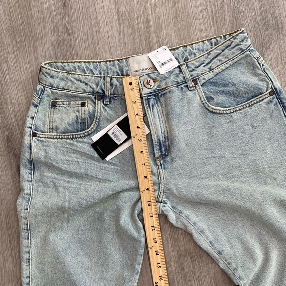 One teaspoon truckers low waist jeans Free People Sz 32 NEW - Picture 10 of 12